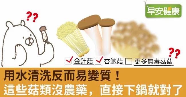 用水清洗反而易变质!这些菇类没农药,直接下锅就对了