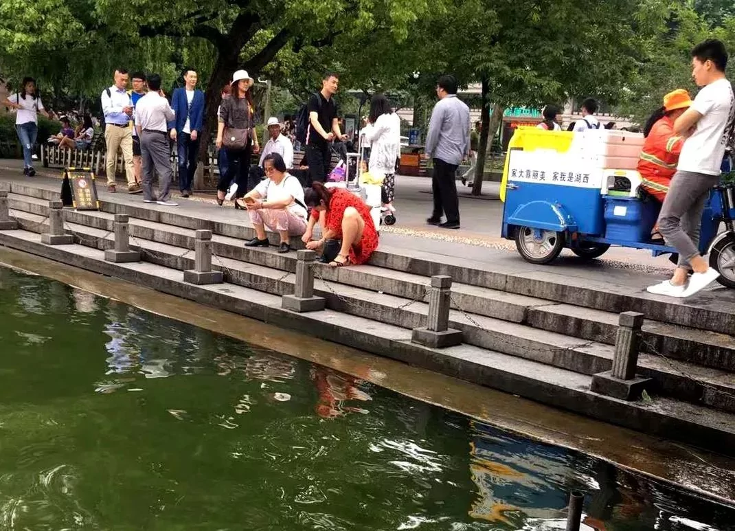 男孩西湖溺水瞬间 一位游客的举动让所有人点赞!