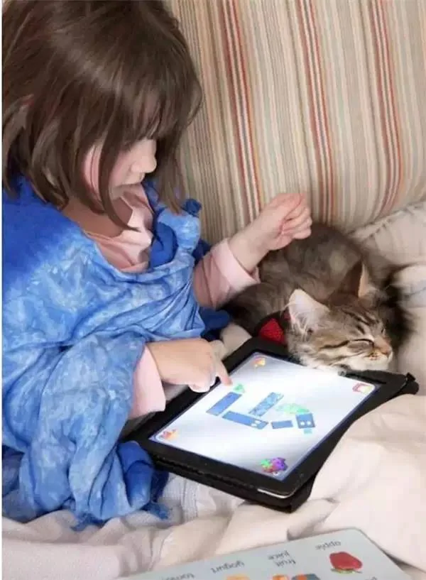 当自闭症萝莉遇到猫:五岁艺术家的诞生传奇
