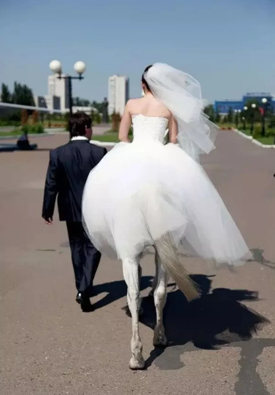 千万别得罪婚纱摄影师 不然看到照片后会哭的