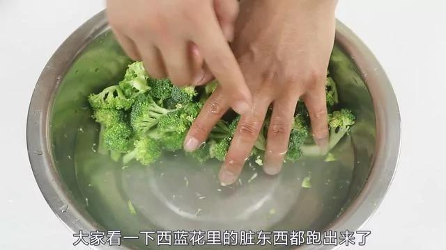 花椰菜只用清水洗不干净 教你一招 泥土虫卵统统跑出来!