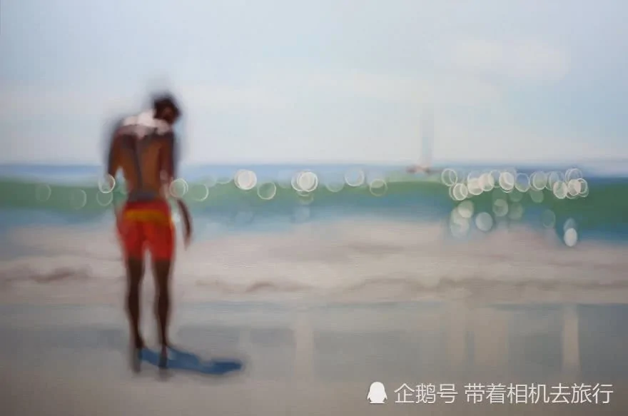 近视眼看到的世界什么样?这位画家决定带你体验一下