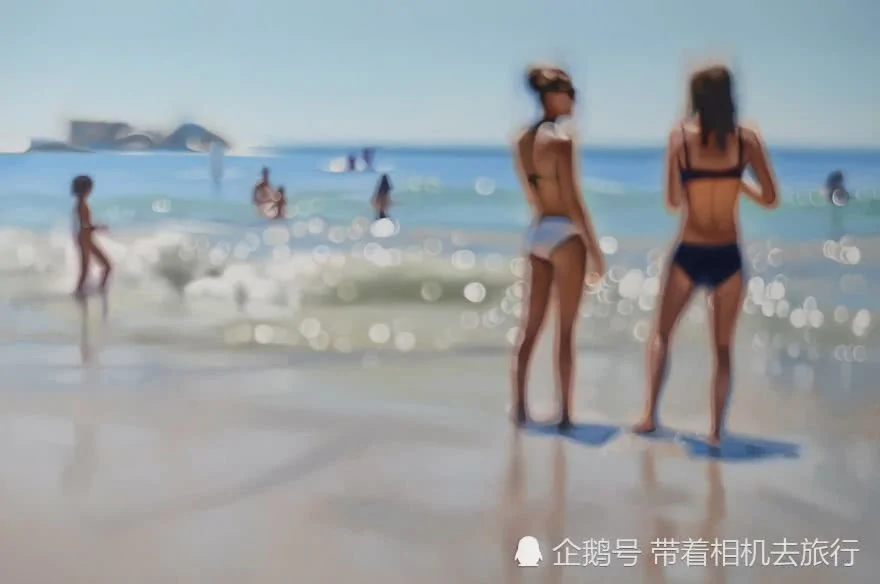 近视眼看到的世界什么样?这位画家决定带你体验一下