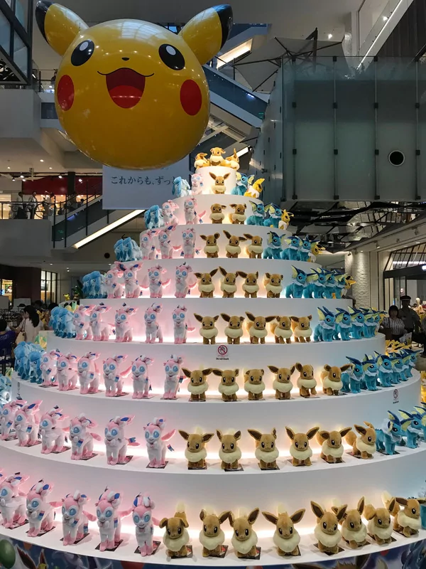 日本横滨皮卡丘大量涌现1500只日夜游行