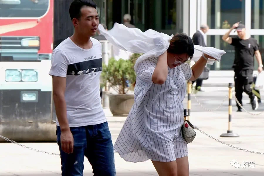 阵风八级!“风”情万种的北京城!