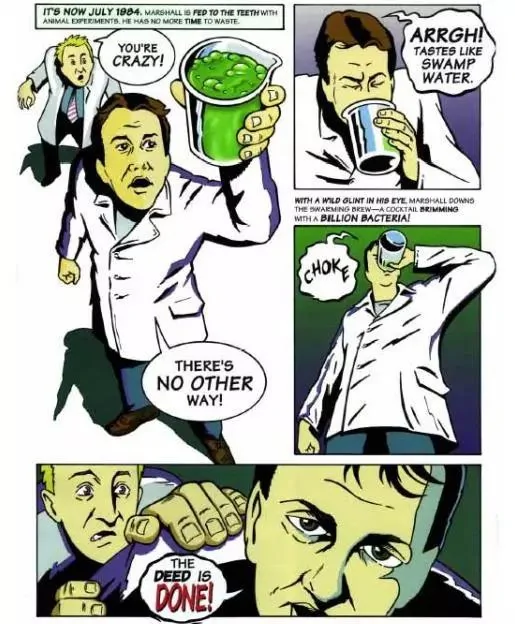 他喝下充满细菌培养液以身试“毒” 试出百年谜题!
