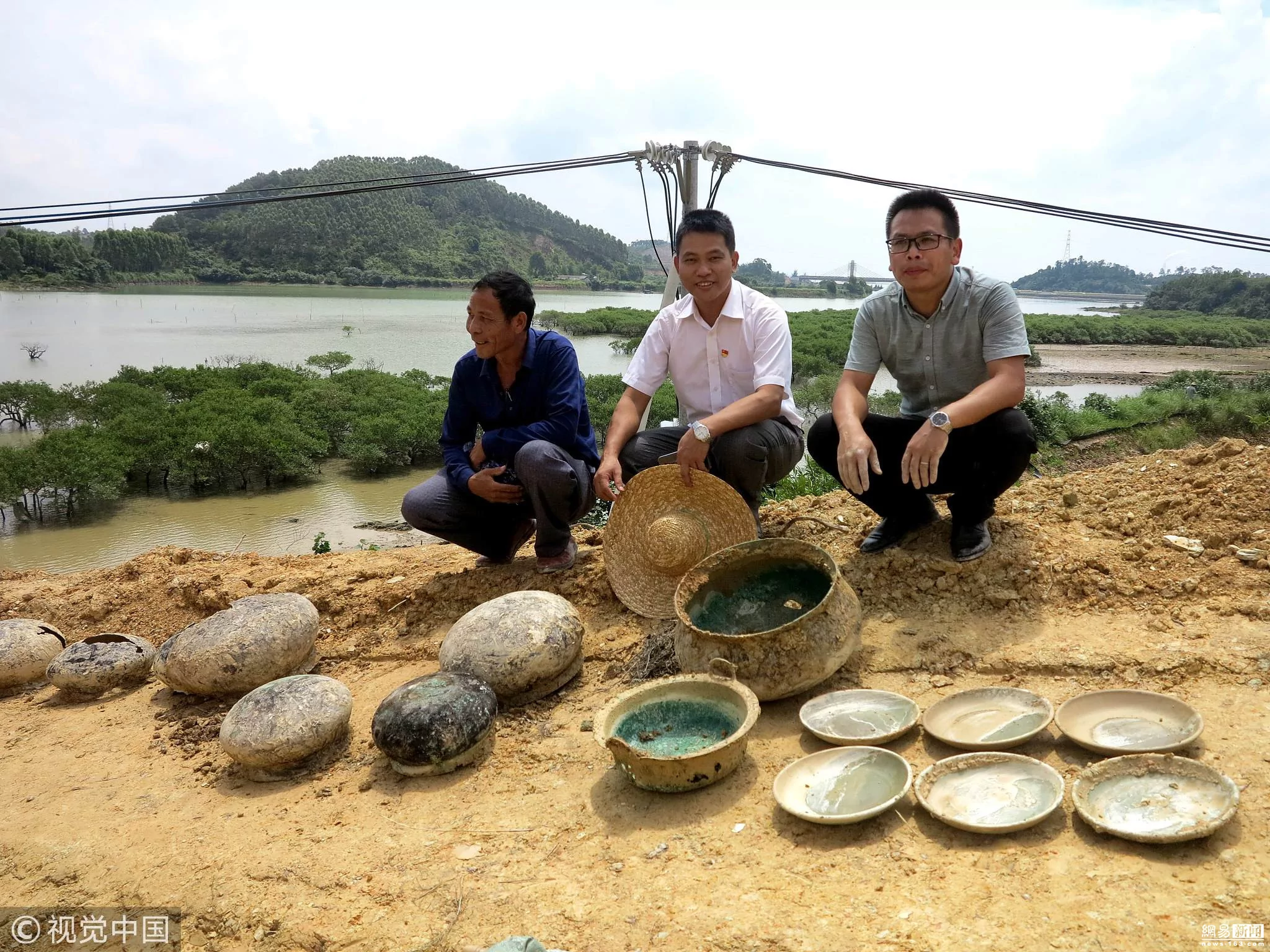 广西道路施工发现"宝藏" 均为明代文物!