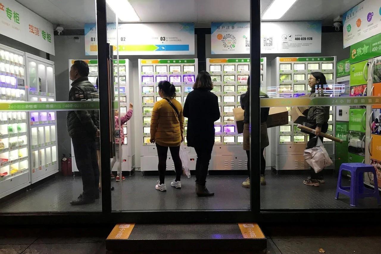 中國無人商店市場蓬勃發展。（圖／路透）