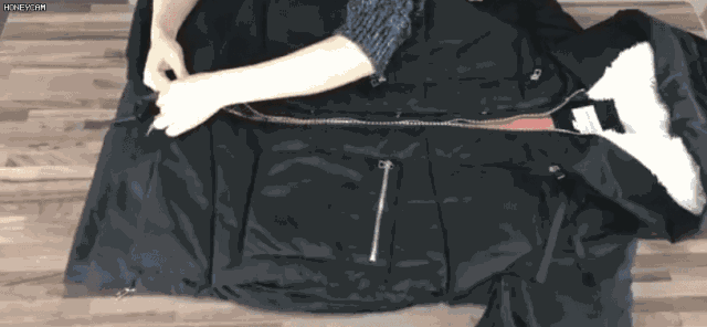 厚衣服这样收 不回潮 无折痕 省了3个大衣柜