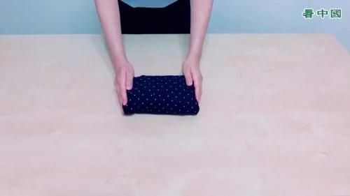 折裤子的2种方法 乱丢也能保持原状