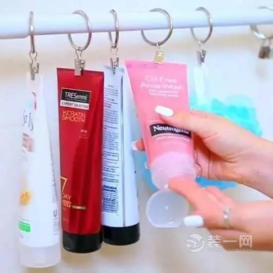 浴室这样收拾最聪明 爱干净的女人就收了吧 真的太有用了
