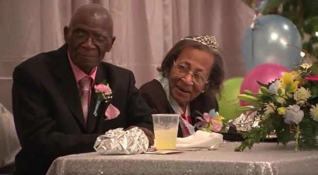 百岁高龄夫妇结发82年 谈维系婚姻之道:好好对待另一半!