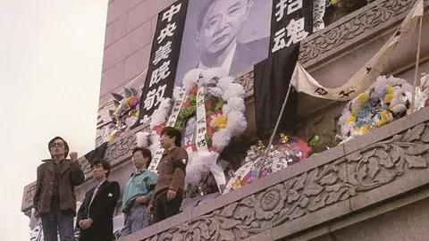 示威的学生向全国人大提出了七条呼吁 中共一条也不接受