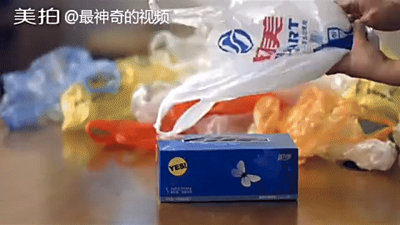 再也不怕废旧塑料袋把家里堆得乱糟糟啦!