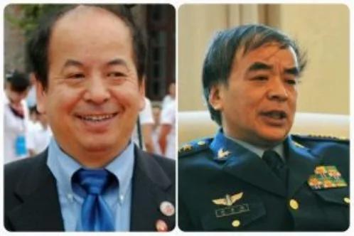 红二代刘亚洲弟弟美国副教授刘亚伟（左）和刘亚洲