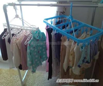 阴雨天 室内晾晒衣服小妙招!