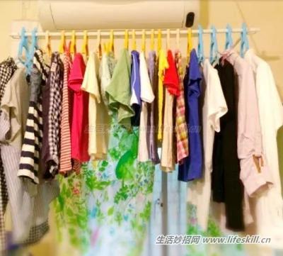 阴雨天 室内晾晒衣服小妙招!