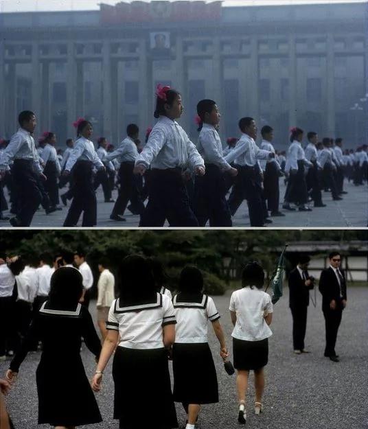 【老照片对比】历史老师说历史的车轮不会倒转 是吗?