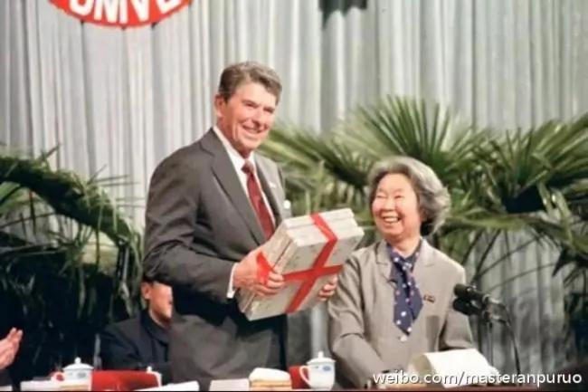 35年前里根复旦的演讲