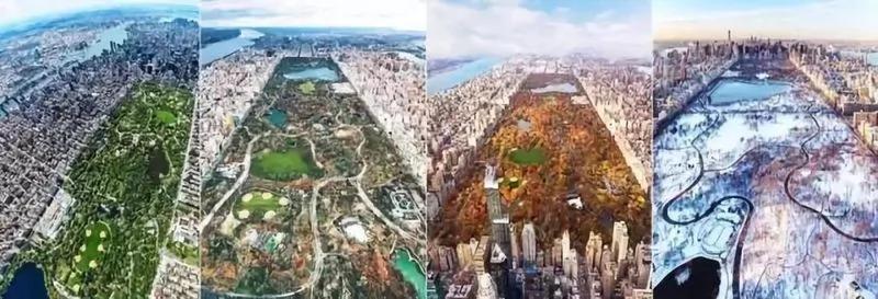 从高空看纽约才知道美国城建规划 真有远见!