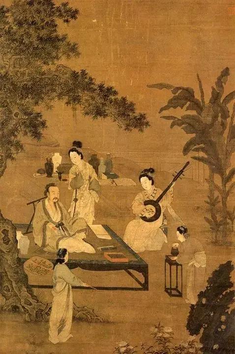 当古典家具 被画进古画里…