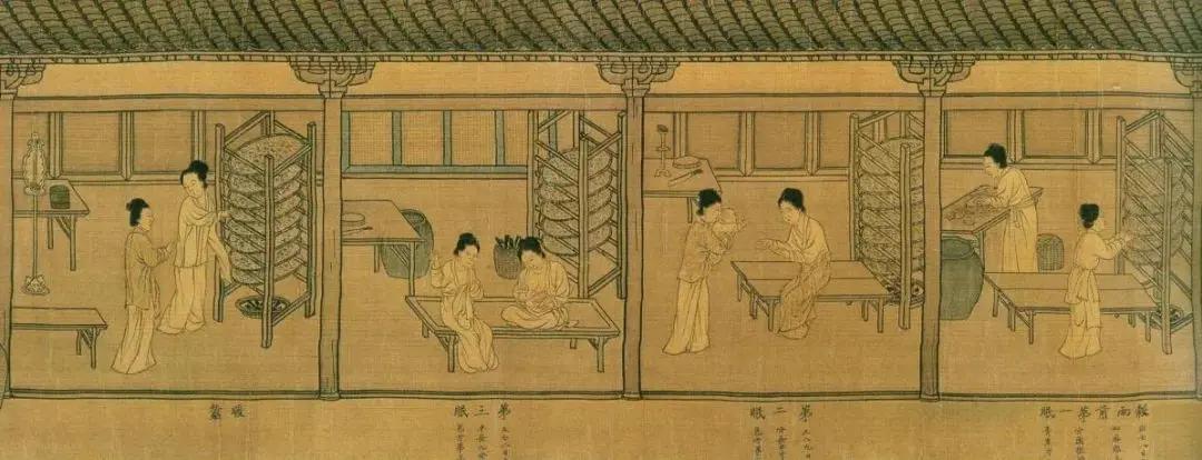 当古典家具 被画进古画里…