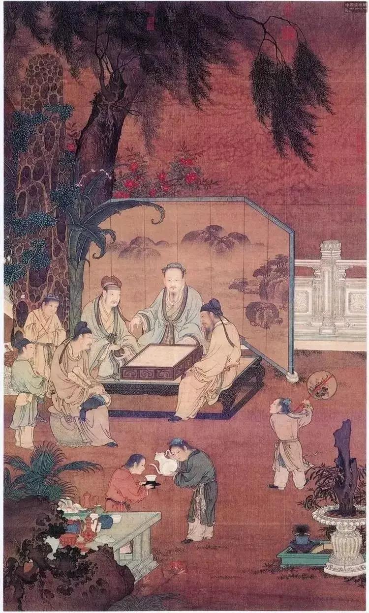 当古典家具 被画进古画里…