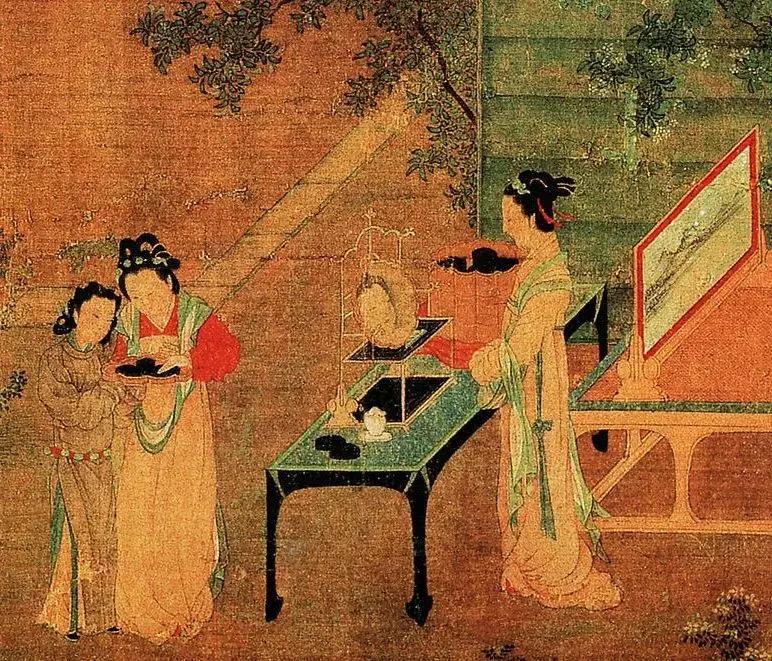 当古典家具 被画进古画里…
