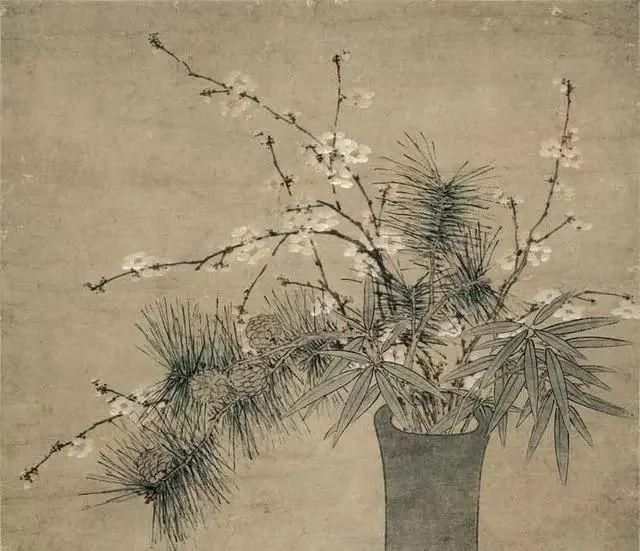 贺岁名画欣赏:清 沈焕《春元如意图》