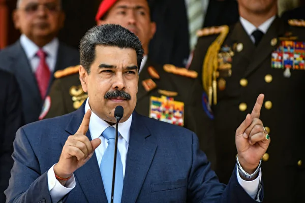 委內瑞拉社會主義領導人馬杜羅3月12日在一次新聞發布會上