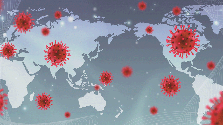 全球性的中共病毒疫情管控（图片：PhotoAC）