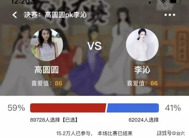 高圆圆获"演艺圈最美女星"称号 四年亚军终得冠