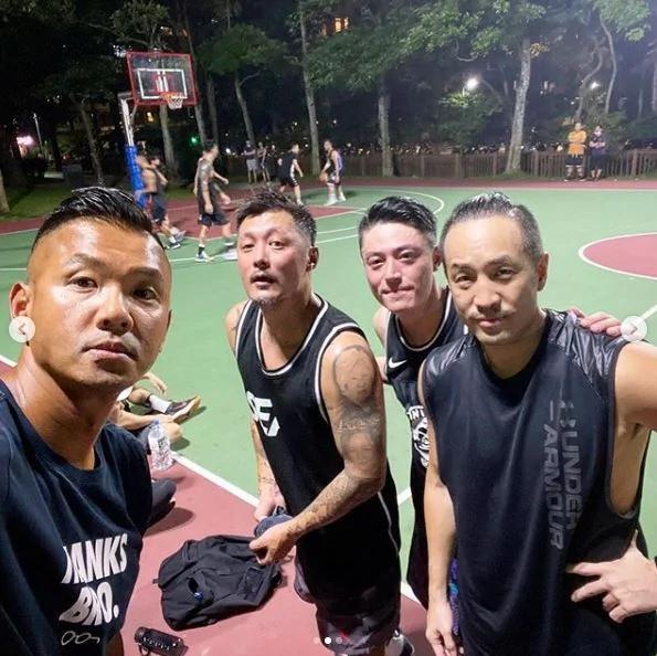 王阳明黑人揪打篮球 阵容竟有「台、港两大男星」网全吓疯
