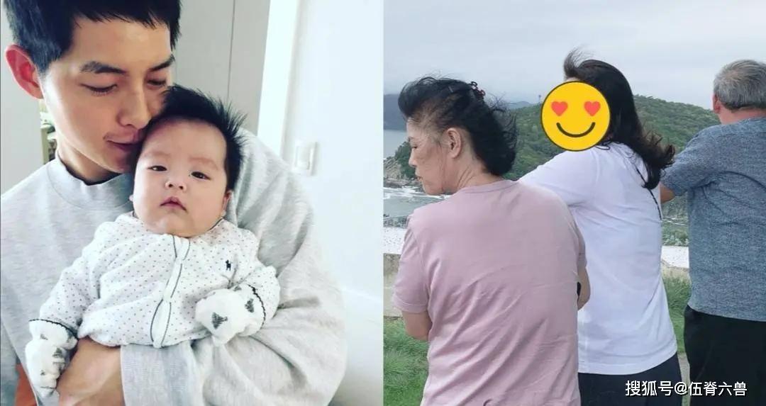 宋仲基一家8口出游 其妹妹久违露出侧脸