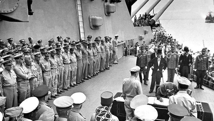 日本投降儀式當天 密蘇里號上的幾件趣事