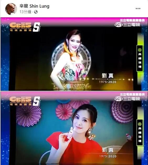 刘真现身金钟大萤幕 辛龙捕捉她「最美笑容」惹哭网
