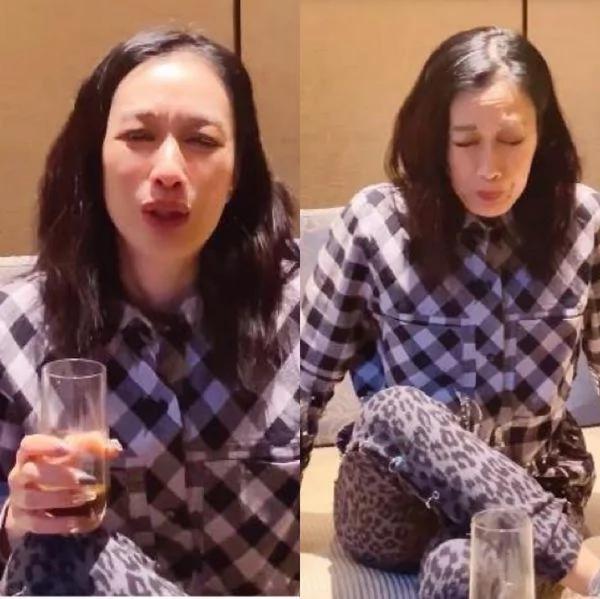 钟丽缇疑为备孕喝中药苦涩难咽 张伦硕拍视频调侃