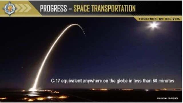 每小時9000英里！美軍打造「一小時全球快遞」 不用C-17用火箭？