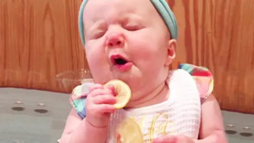 宝宝吃柠檬搞笑视-腾讯视频