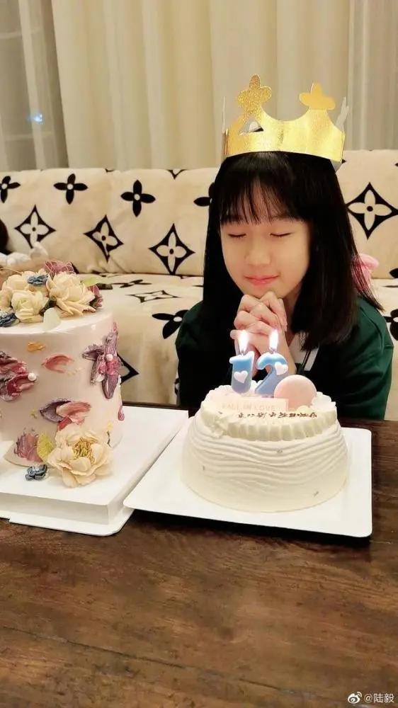陆家有女初长成!陆毅晒照为贝儿庆生 姐妹俩搞怪出镜乖巧可爱