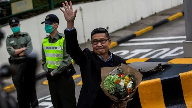 陳健民於去年4月被判監16個月，在今年3月刑滿獲釋。（AFP資料圖片）