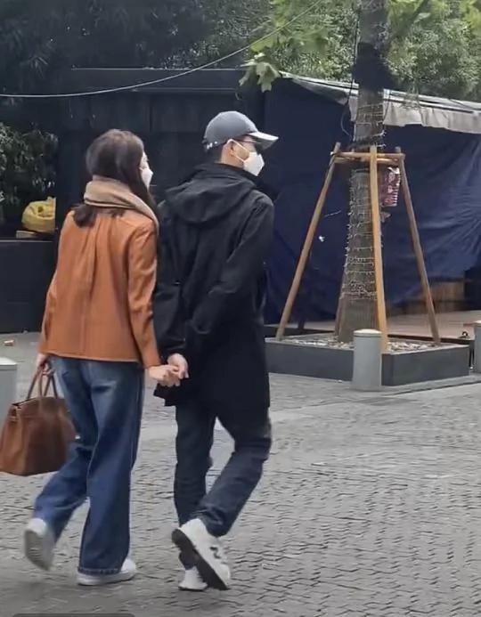 网友外滩偶遇袁咏仪夫妇,张智霖双手背后偷牵靓靓 甜蜜惹人羡