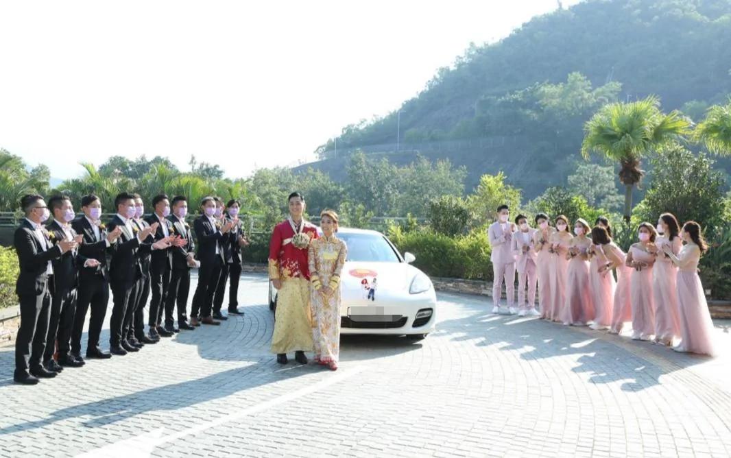 何雁诗结婚现场曝光!穿中式嫁衣显贵气