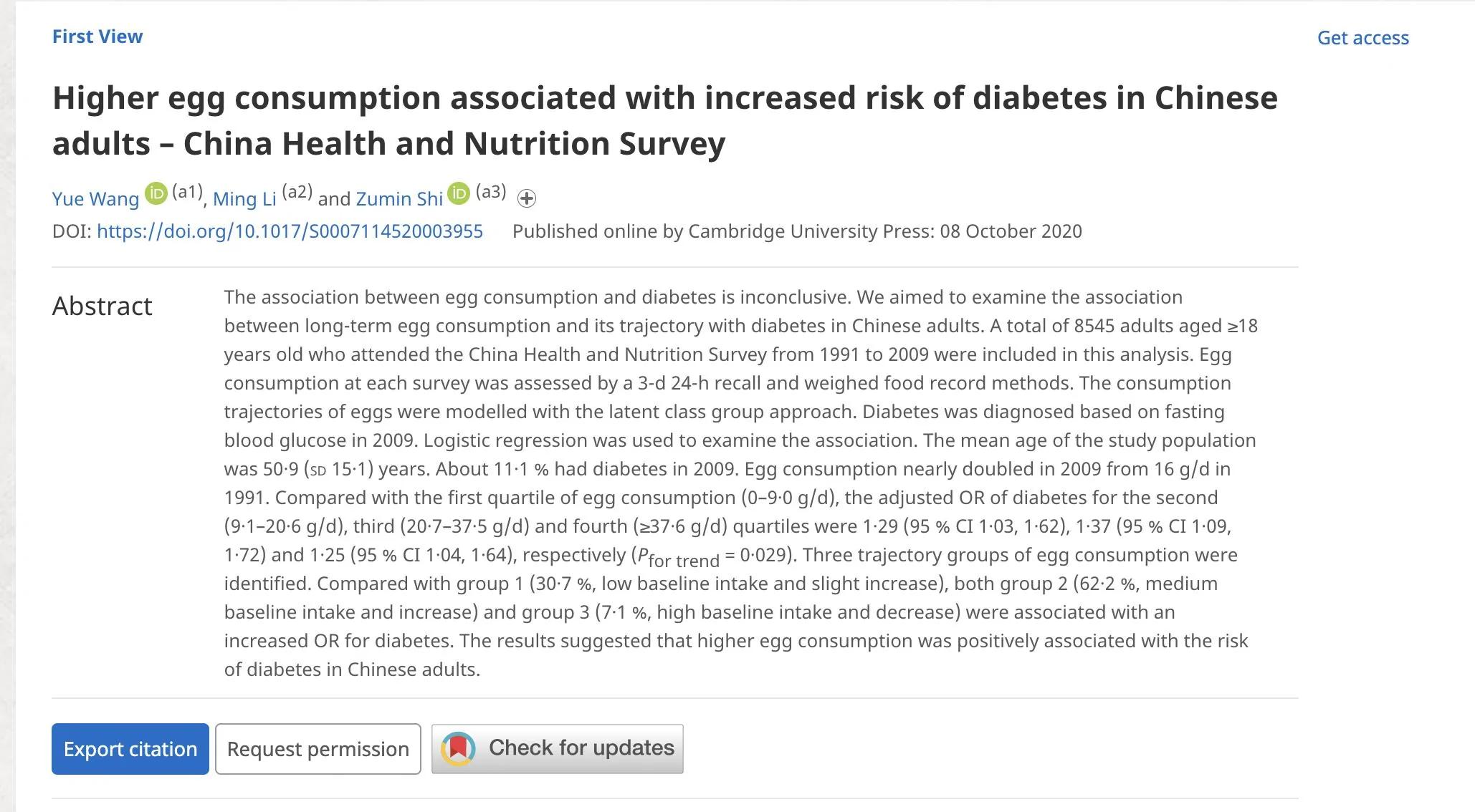 新研究：每天吃1個雞蛋 糖尿病風險增加60%？闢謠來了