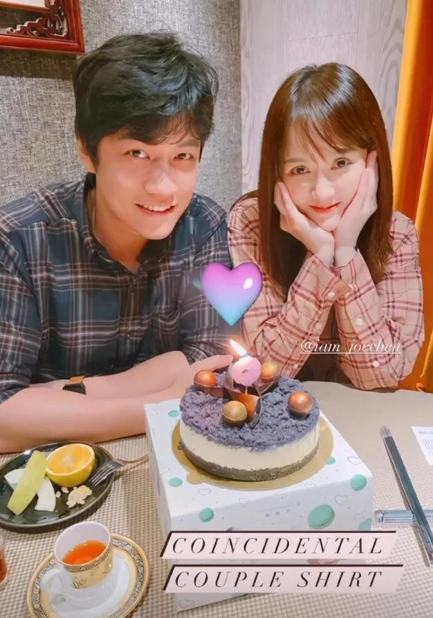 陈乔恩晒合照为艾伦庆生 主动帮男友想好生日愿望 变幼稚小女生