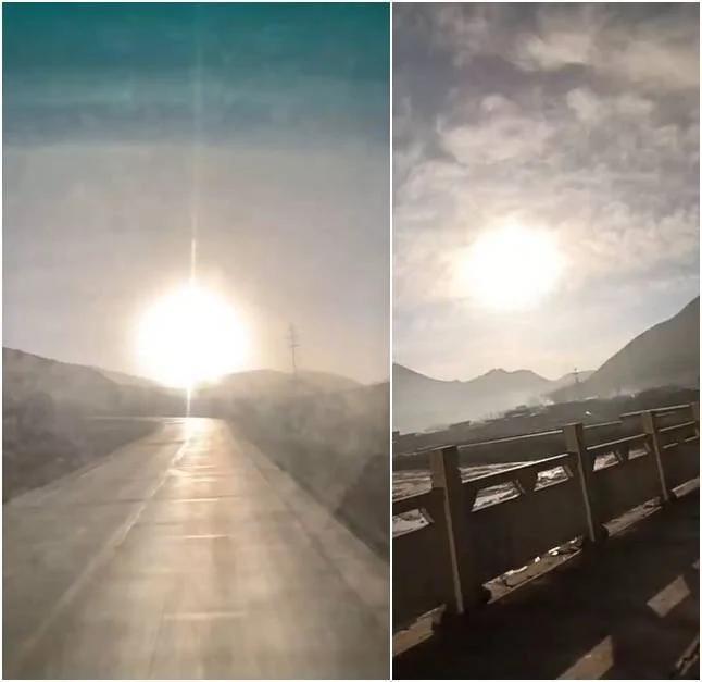 中國出大事？神秘火球墜落青海 「1米長、重10噸」