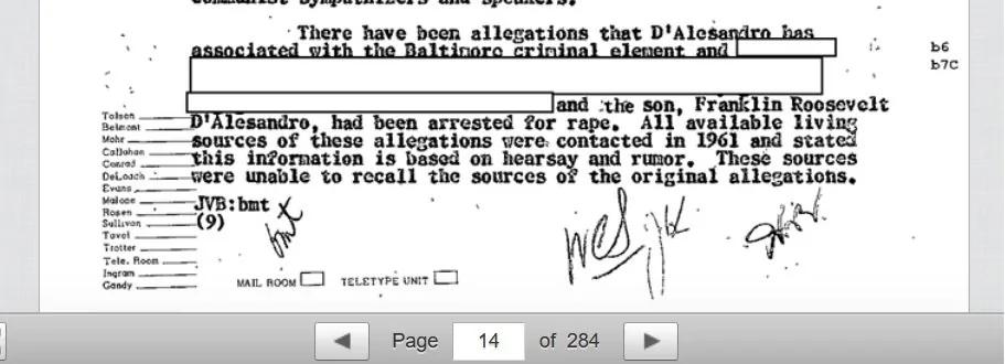 FBI悄然公布文件：佩洛西之父和黑幫的關係 甘迺迪總統要求FBI調查 【編譯】