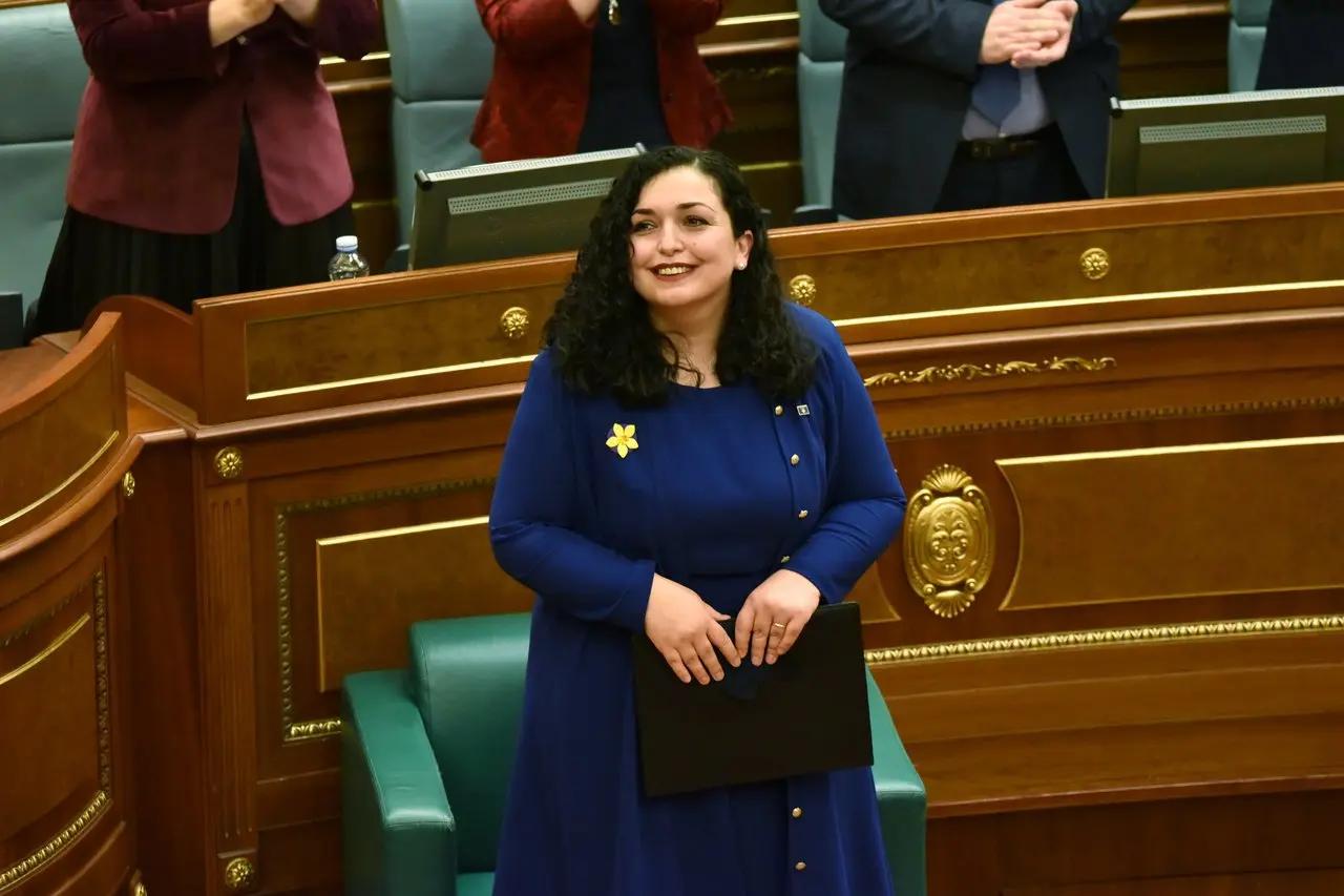 奥斯曼尼4日被科索沃国会选为总统。（路透）