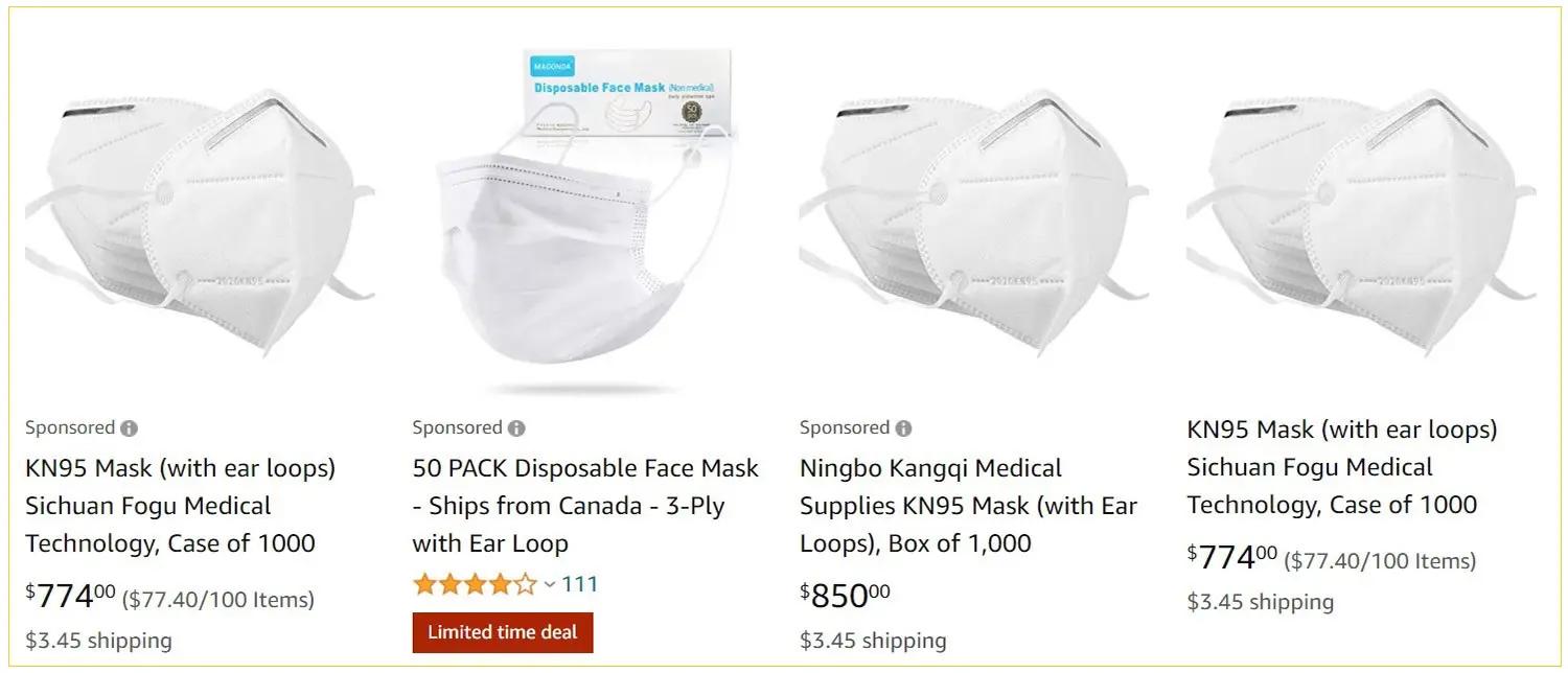 加拿大檢測中國KN95口罩多數不合格引發憂慮