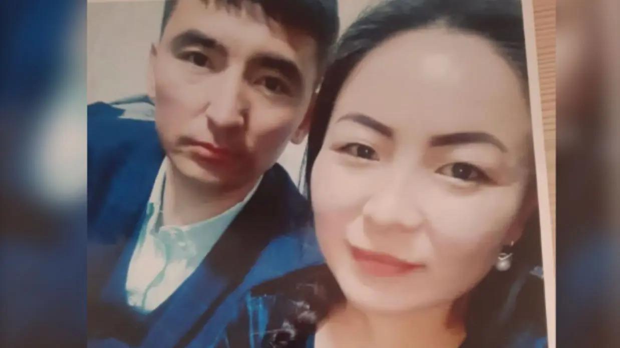 哈薩克斯坦公民阿李特那依阿拉山向自由亞洲電台爆料指出，她的丈夫葉兒波拉提胡斯漫被非法關押和限制自由。（爆料者提供）